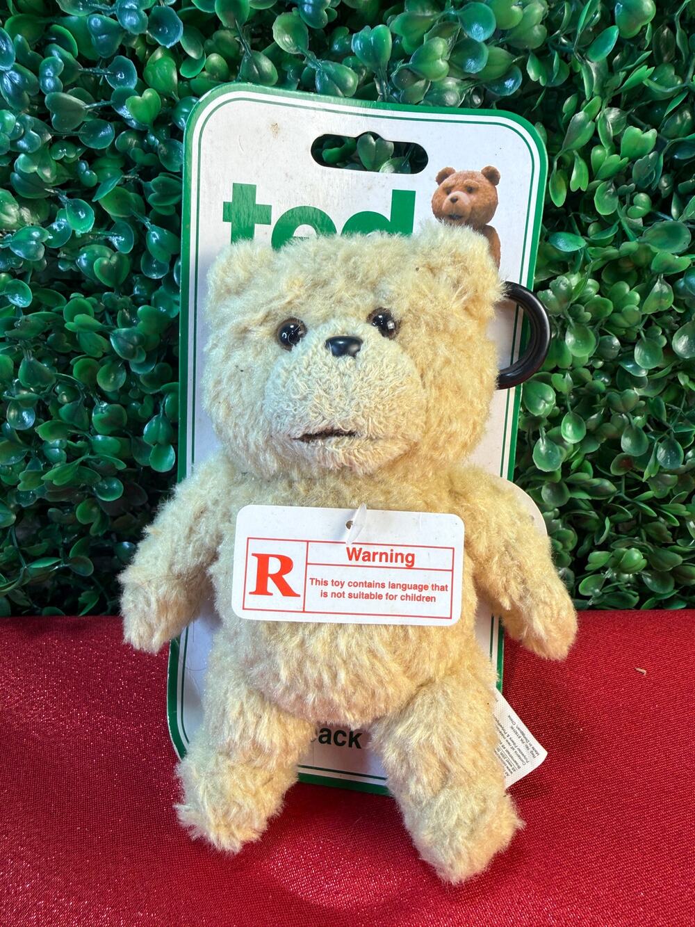 Ted Movie Plush Bear 6" Rated R Version Commonwealth Toy Red Tag NO SOUND